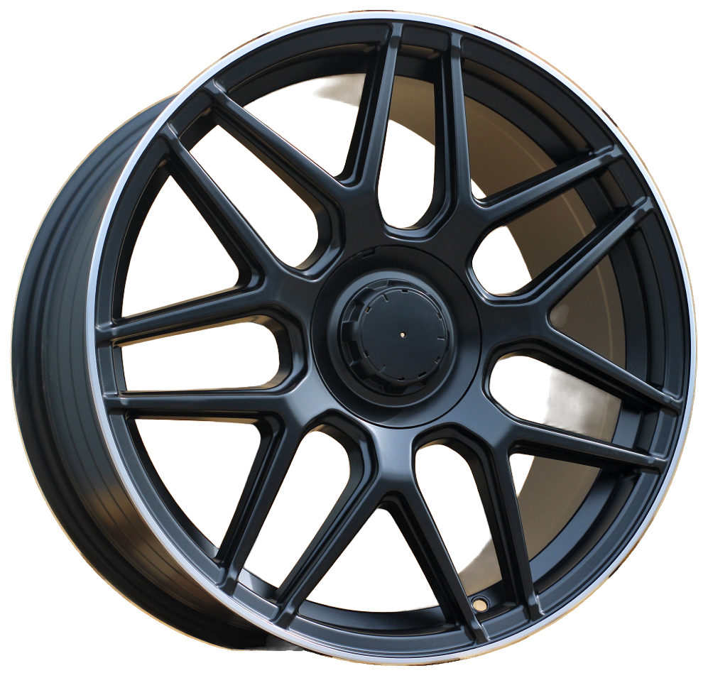 Felga aluminiowa CAM FE195 - R18 8 5X112 ET43 - BLHMPL - do Mercedes-Benz - felga aluminiowa MER