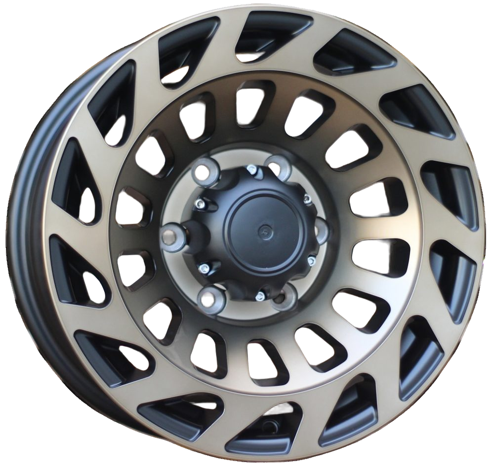 Felga aluminiowa CAM L2143 - R15 8 6X139.7 ETM10 - BLBR - felga aluminiowa 4X4