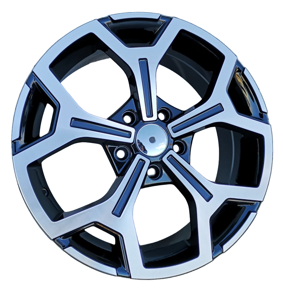 R16x6.5 5X114.3 ET 50 66.1 B5409 Czarny Polerowany (MB) Fits for DACIA (K4) - felga aluminiowa DACIA