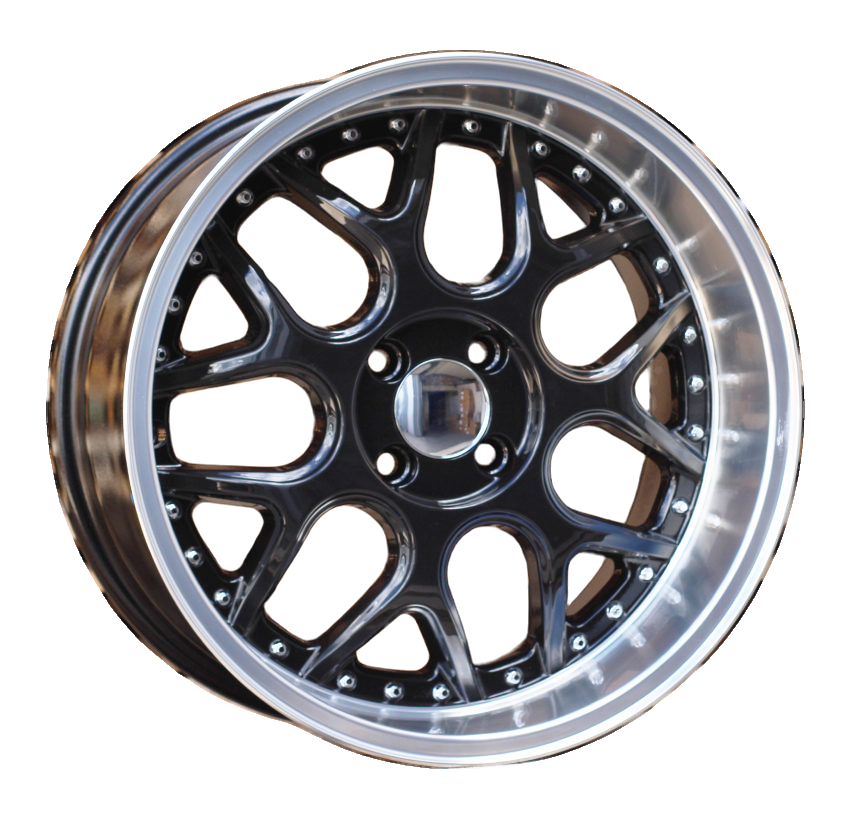 Felga aluminiowa CAM FR762 - R17 8.5 4X100 ET20 - BLPL - do Smart - felga aluminiowa SMART