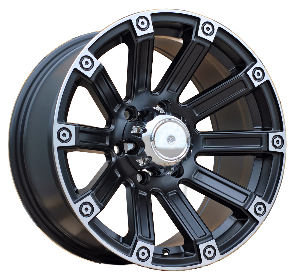 Felga aluminiowa CAM Y0210 - R17 8.5 6X139.7 ET0 - BLHMPL - felga aluminiowa 4X4