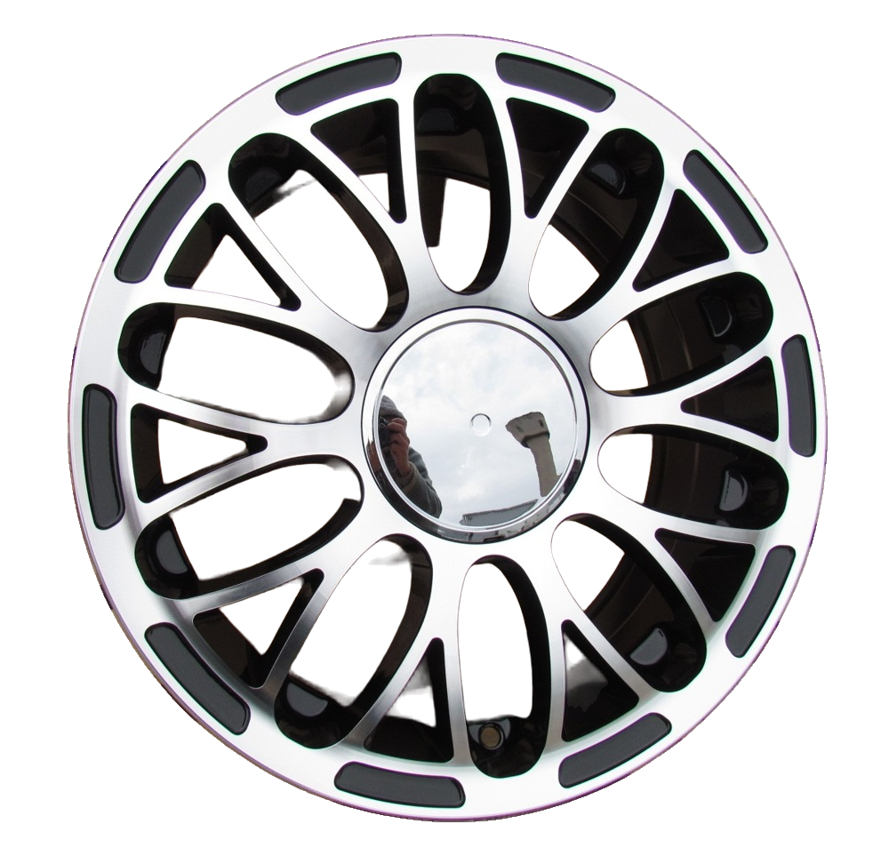 R15x6 4X98 ET 35 58.1 LU392 Czarny Polerowany (MB) Fits for FIAT (Z5) - felga aluminiowa FIAT