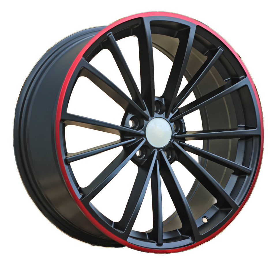 Felga aluminiowa CAM B5937 - R17 7.5 5X112 ET51 - BLHMRL - do Volkswagen - felga aluminiowa VW