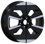 Felga aluminiowa CAM YF6158 - R17 7 4X108 ET32 - MBHM - do Peugeot - felga aluminiowa PEUG