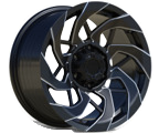 Felga aluminiowa CAM FBX350 - R17 9 6X139.7 ET0 - BLML - felga aluminiowa 4X4