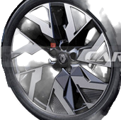 Felga aluminiowa CAM IN3521F - R17 7 5X108 ET46 - MB - do Racing - felga aluminiowa RACIN