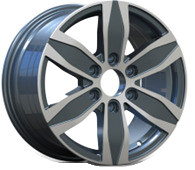 Felga aluminiowa CAM YF6153 - R16 7 6X130 ET50 - MB - do Mercedes-Benz - felga aluminiowa MER