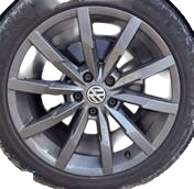 Felga aluminiowa CAM FBX544 - R19 8 5X112 ET44 - GR - do Volkswagen - felga aluminiowa VW