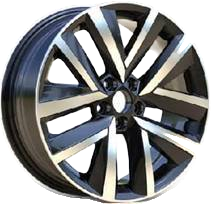 Felga aluminiowa CAM FBX515 - R17 6.5 5X100 ET34 - MB - do Volkswagen - felga aluminiowa VW