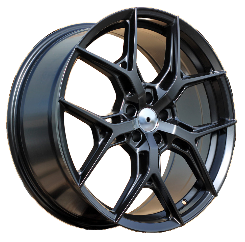 R20x10  5X130  ET  39  66.5  B1696  Czarny Half Matowy (BLHM)  Do Audi  (Z1)  (Q6 E-TRON (Przód+Tył))