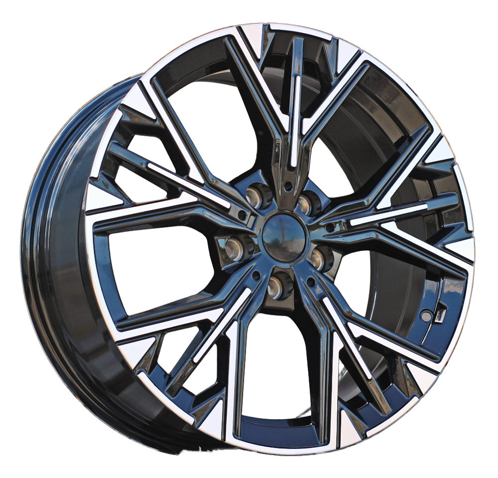 R18x8  5X112  ET  50  66.5  H3580F  Czarny Polerowany (MB)  Do BMW  (M)  (HYBRID KUTEJ)