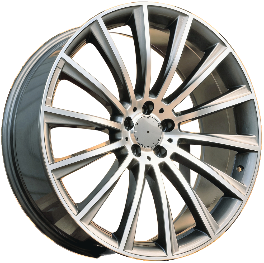 R18x7.5 5X112 ET 44 66.6 B1048 (FBX125) Szary Polerowany (MG) Fits Do Mercedes (Z1) (HYBRID KUTEJ) - felga aluminiowa MER