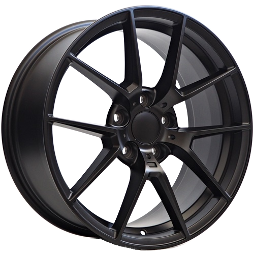 Ratlankis Morgan 8X18 5X120 ET30 72,6 Matt Black - felga aluminiowa Rep