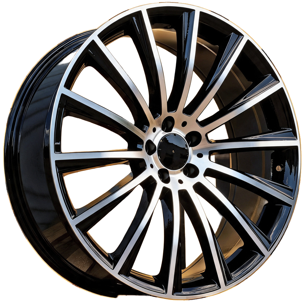 R18x7.5 5X112 ET 44 66.6 B1048 (FBX125) Czarny Polerowany (MB) Fits Do Mercedes (Z1) (HYBRID KUTEJ) - felga aluminiowa MER